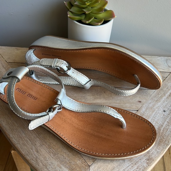Miu Miu sandals size 39.5 great condition no flaws - Picture 10 of 10